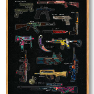 CSGO Weapons - gamerplakater