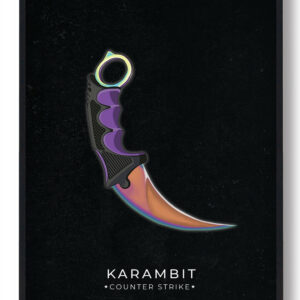 Karambit - CS gamerplakater