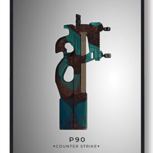 P90 - CS gamerplakater