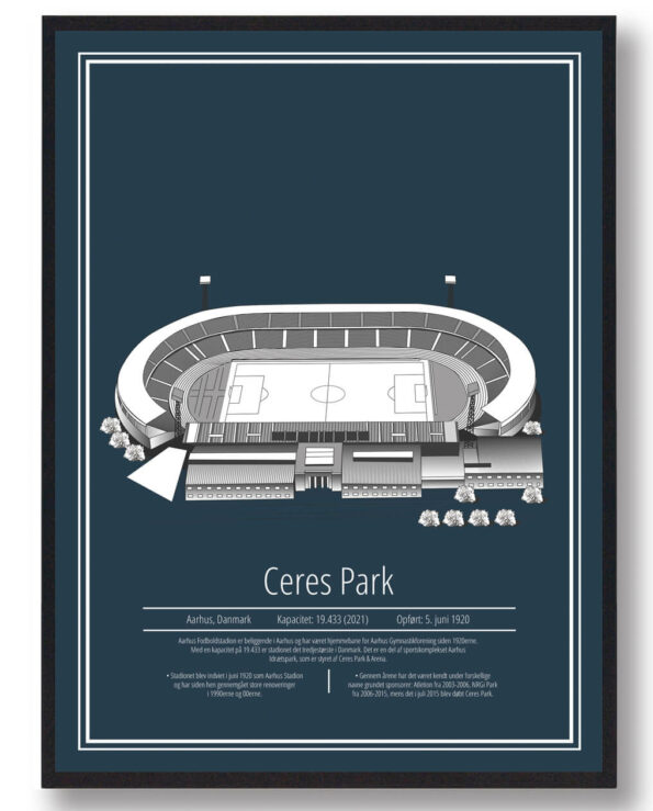 AGF - Aarhus - stadion plakat