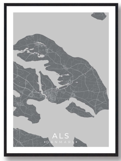 Als plakat - grå