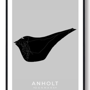 Anholt plakat - sort