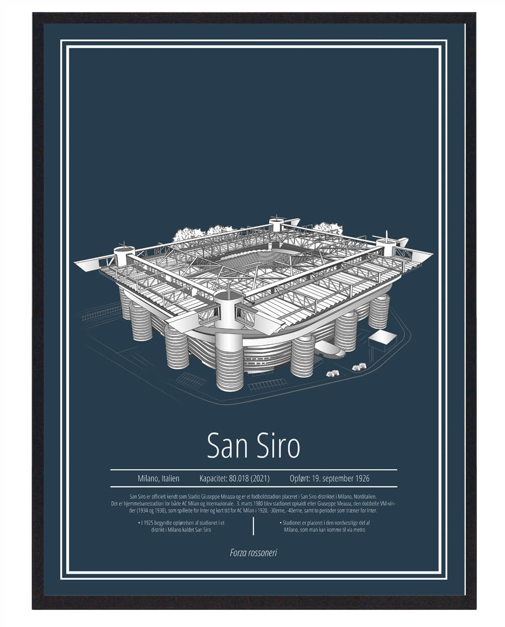 San Siro - Inter Milan stadion plakat