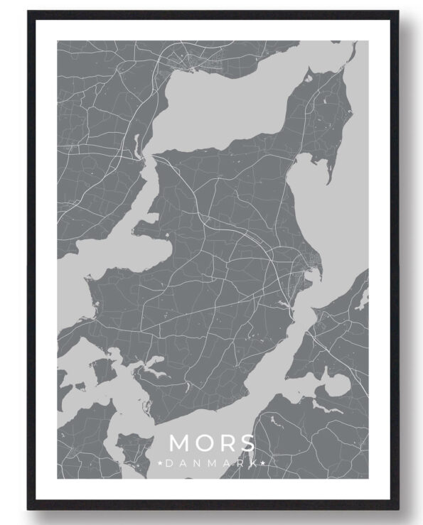 Mors plakat - grå