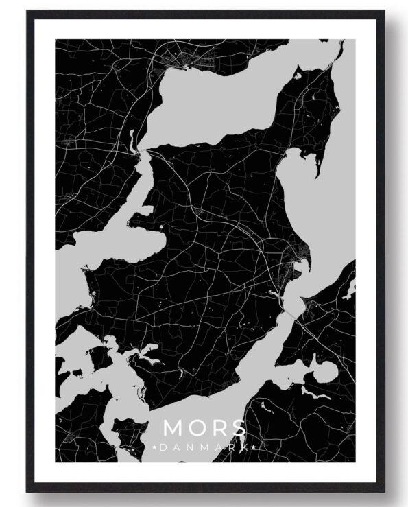 Mors plakat - sort