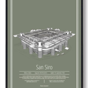 San Siro - Inter Milan – stadion plakat