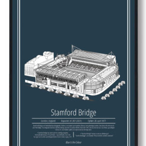 Stamford Bridge - Chelsea - stadion plakat