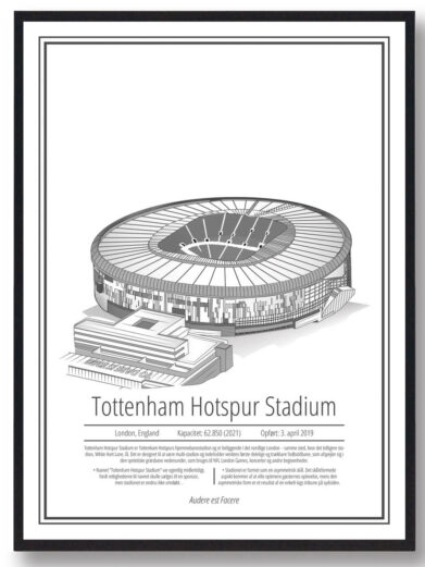 Tottenham Hotspur - Tottenham - stadion plakat