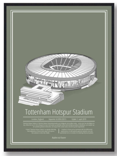 Tottenham Hotspur - Tottenham - stadion plakat