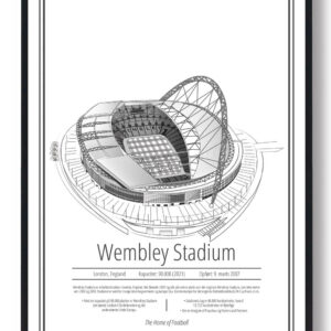 Wembley - stadion plakat