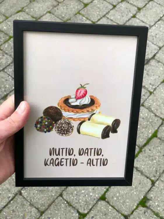 Nutid, datid, kagetid, altid - plakat