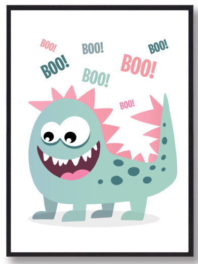 Boo boo monsterplakat