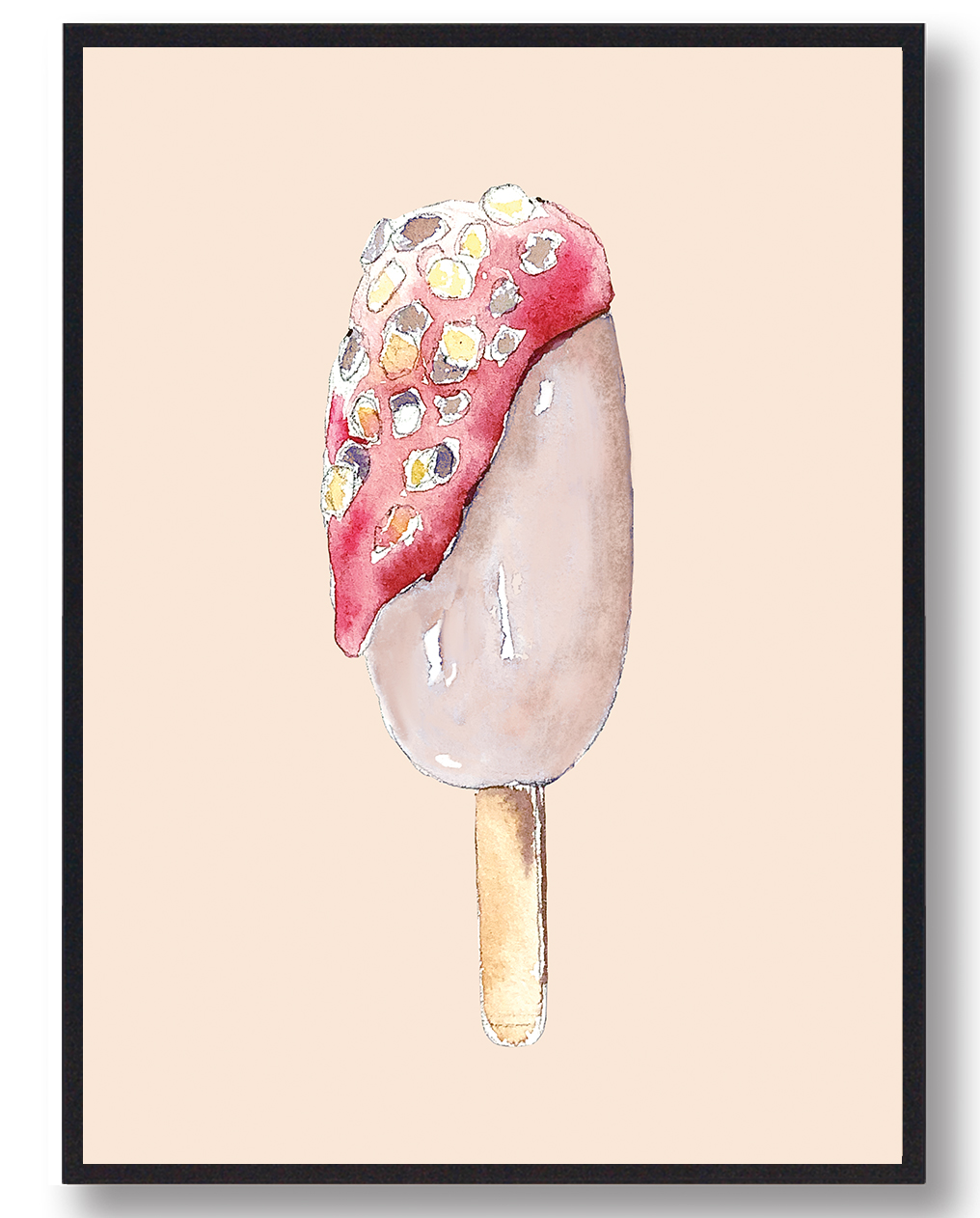 Håndtegnet Plakat Størrelse: 15x21cm