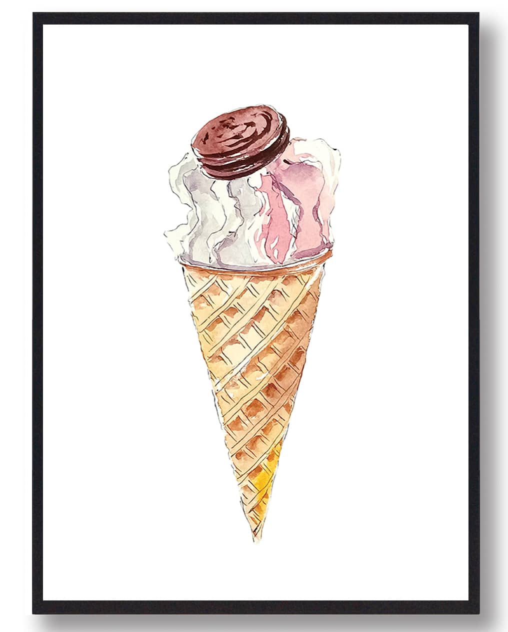 Guldhorn is - håndtegnet plakat