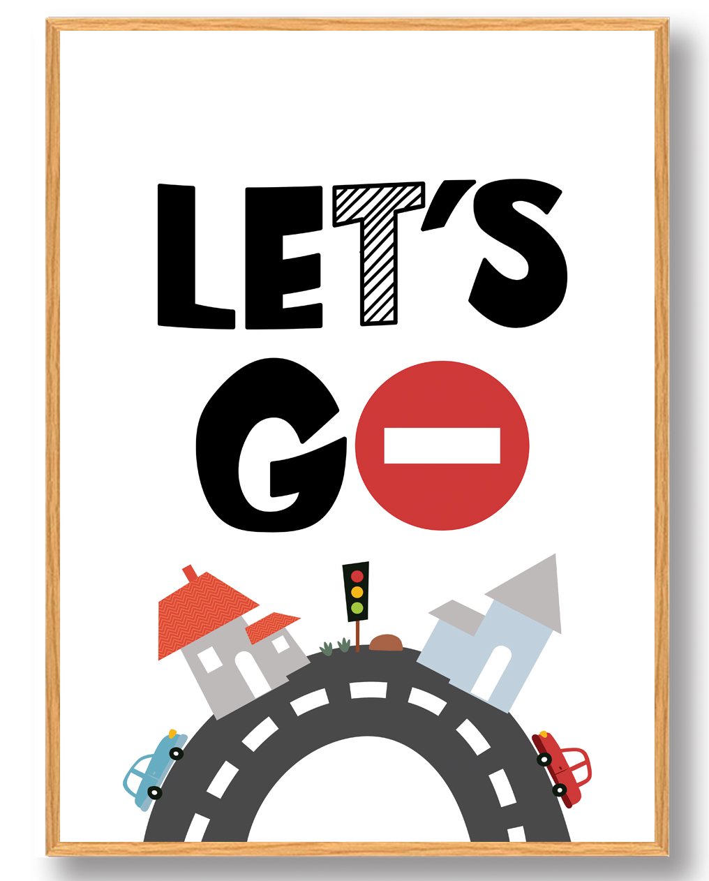 Let \'\'s Go Plakat Størrelse: L 50x70cm B2