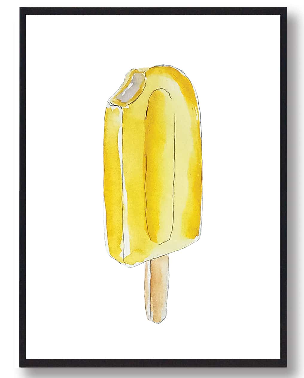 Lynstang - håndtegnet plakat