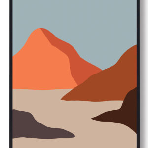 Ørken motiv - plakat