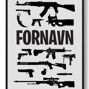 CSGO plakat med navn