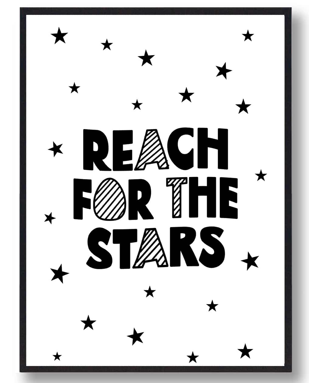Reach for the stars - plakat