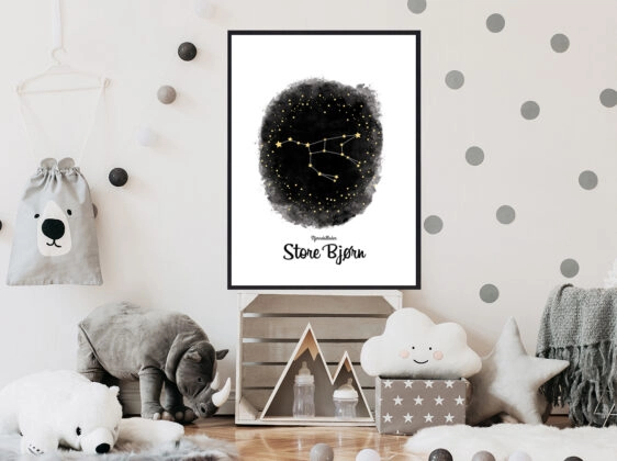 Stjernebillede plakat med store bjørn.