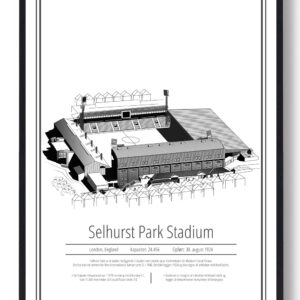 Selhurst Park - Crystal Palace – stadion plakat
