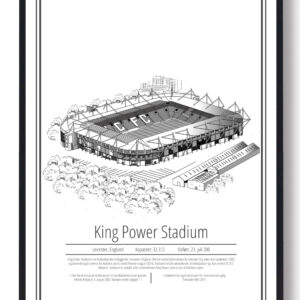 King Power - Leicester – stadion plakat