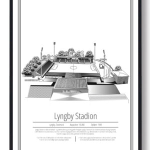 Lyngby Stadion – stadion plakat