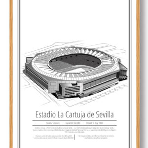 Estadio Ramón Sánchez Pizjuán - Sevilla – stadion plakat