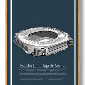 Estadio Ramón Sánchez Pizjuán - Sevilla – stadion plakat