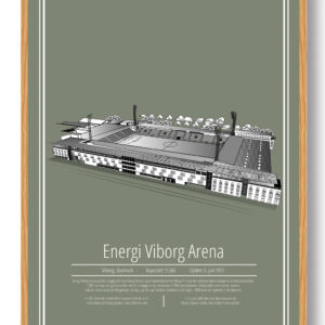 Energi Viborg Arena – plakat