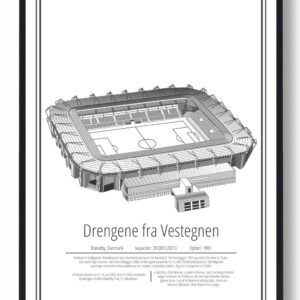 Brøndby stadion plakat