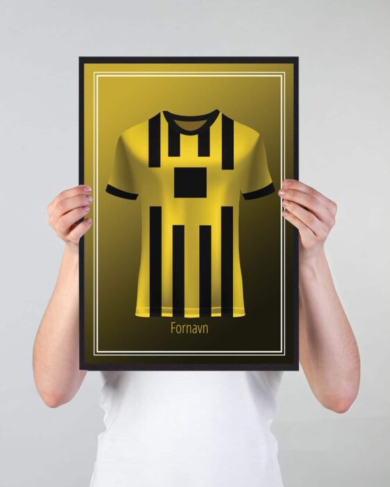 Dortmund fodboldplakat med trøje.