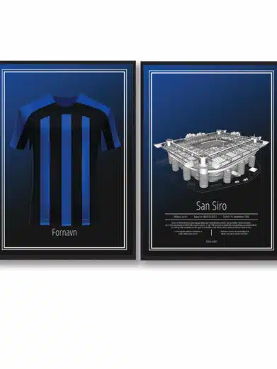 Fodbold plakatsæt med Inter Milan