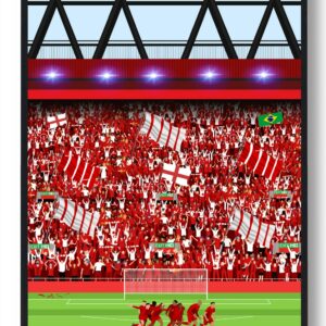 Liverpool fans - fodboldplakat