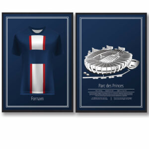 Paris PSG - Trøje og Stadion plakatsæt