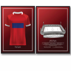 Silkeborg - Trøje og Stadion plakatsæt