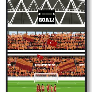 Galatasaray - fodboldplakat