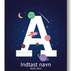 Navneplakat rummet