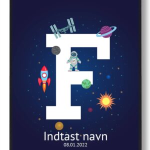 Navneplakat rummet