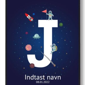 Navneplakat rummet