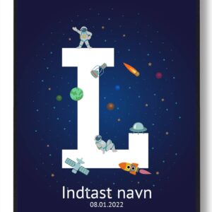 Navneplakat rummet