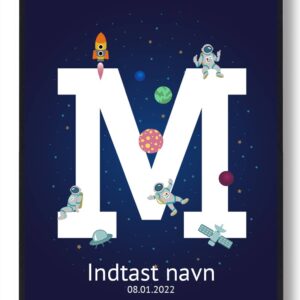 Navneplakat rummet
