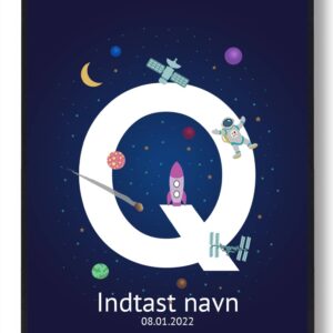 Navneplakat rummet