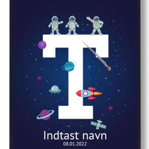 Navneplakat rummet