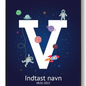Navneplakat rummet