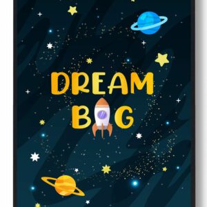 Dream big - plakat