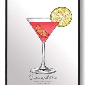 Cosmopolitan - drink plakat