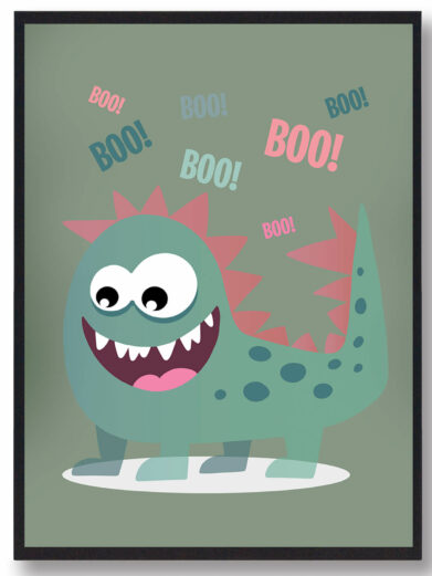 Boo boo monsterplakat