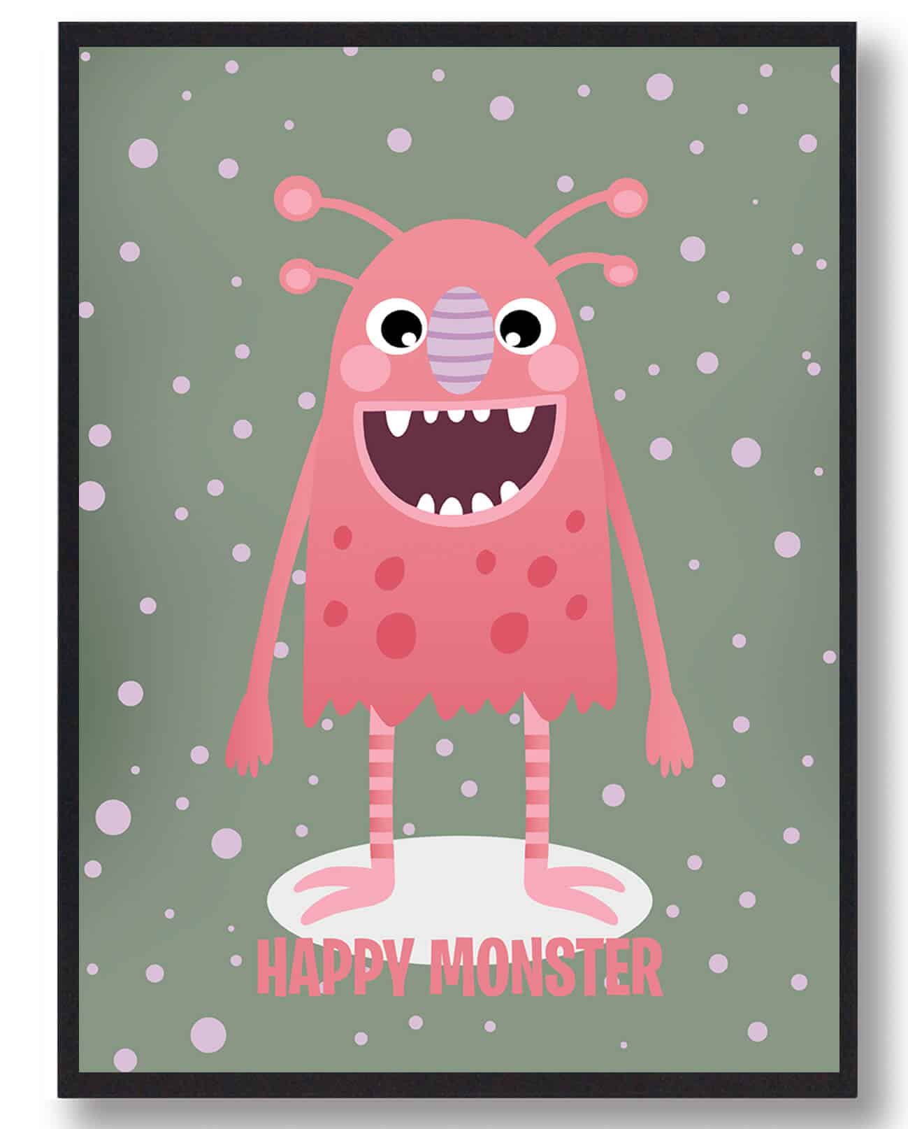Det smilende monster - plakat