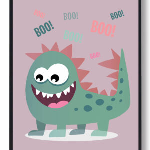 Boo boo monsterplakat